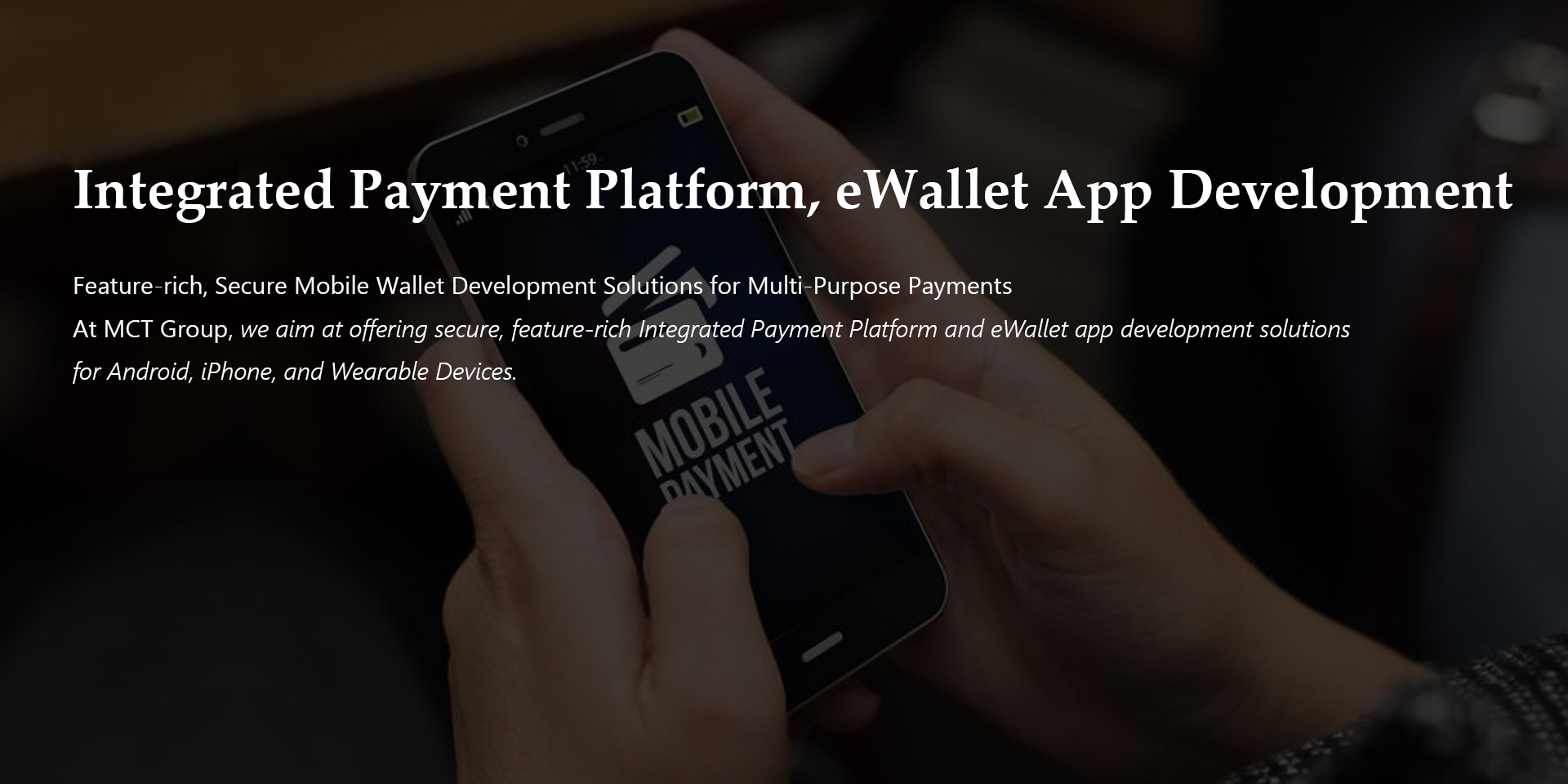 Fin_Tech payment and eWallet solution